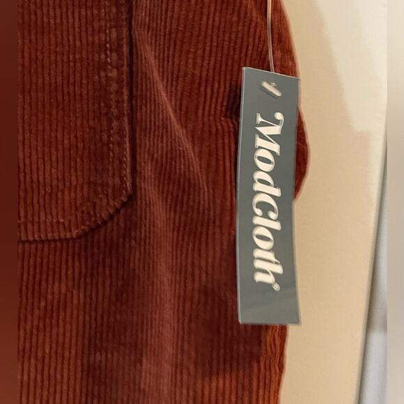 Modcloth Corduroy Flare-Leg Pants - NWT - Brown - 20W - Picture 4 of 7